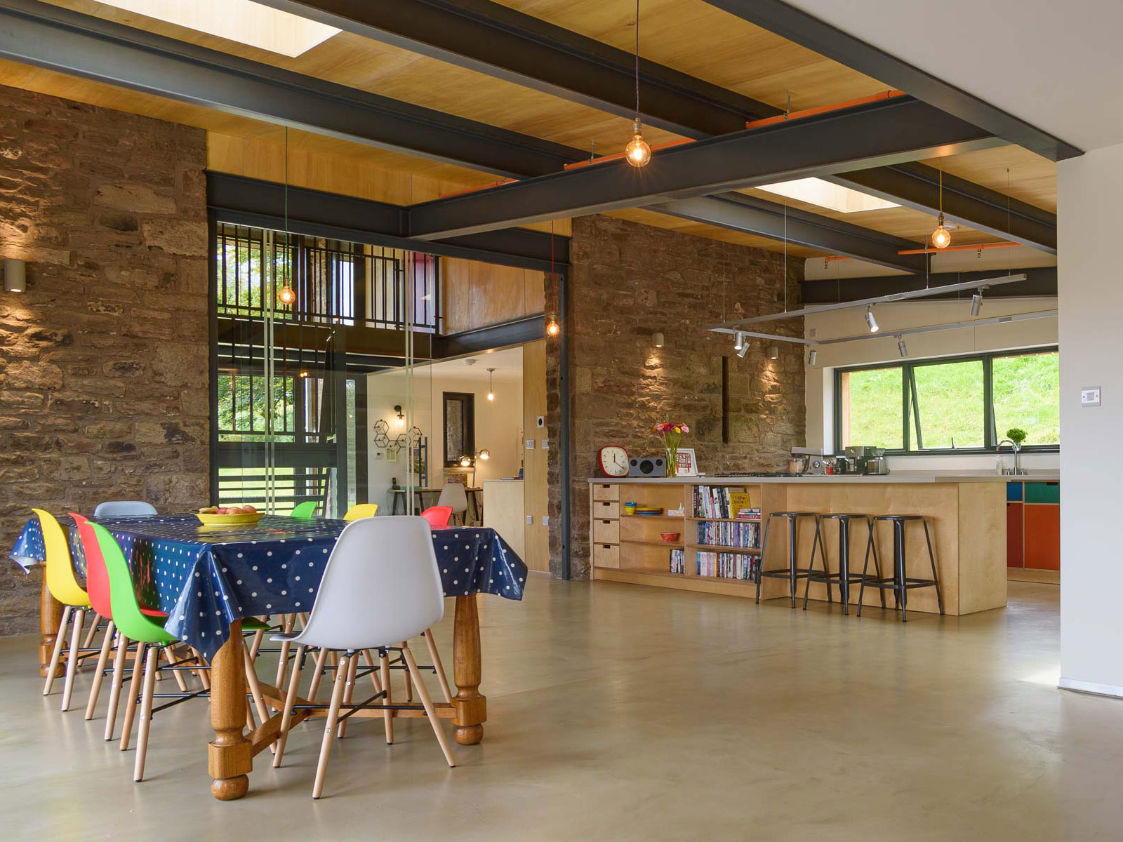 Pen Coed Open Plan Contemporary Holiday Barn In Wales For